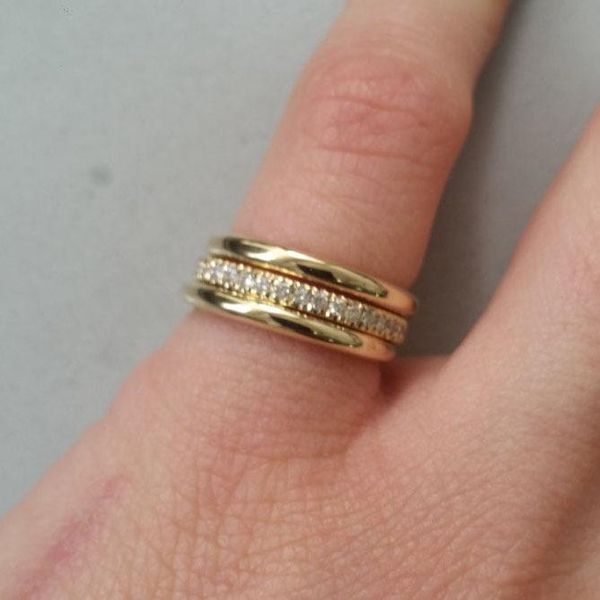 wedding rings simple gold plated women's ring white blue zircon engagement party fine jewelry promise anniversary gifts, Slivery;golden
wedding rings simple gold plated women's ring white blue zircon engagement party fine jewelry promise anniversary gifts, Slivery;golden