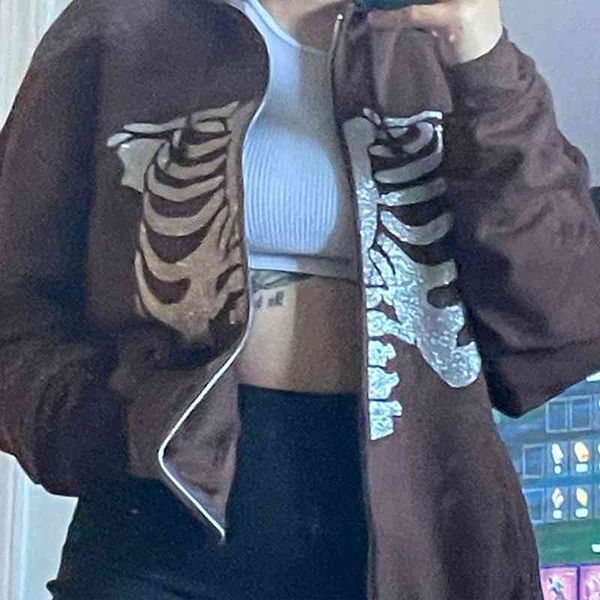2022 new y2k gothic sweatshirt oversized hoodie women autumn zip up long sleeve coat female 90s vintage e-harajuku grunge clothes, Black
2022 new y2k gothic sweatshirt oversized hoodie women autumn zip up long sleeve coat female 90s vintage e-harajuku grunge clothes, Black