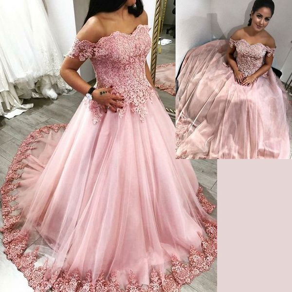 blush pink sweet 16 quinceanera dresses ball gown off shoulder lace appliques tulle plus size dresses saudi arabic prom dresses, Black
blush pink sweet 16 quinceanera dresses ball gown off shoulder lace appliques tulle plus size dresses saudi arabic prom dresses, Black