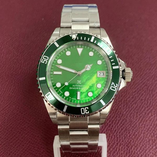 wristwatches watch shell dial stainless steel case 1960 men's 40mm japanese movement nh35 sapphire green luminous hands, Slivery;brown
wristwatches watch shell dial stainless steel case 1960 men's 40mm japanese movement nh35 sapphire green luminous hands, Slivery;brown