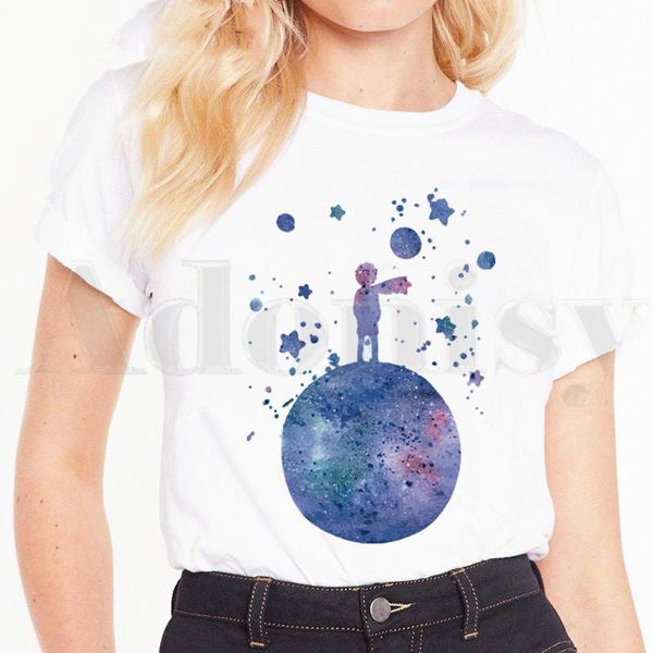 women's t-shirt short sleeve female tees harajuku vogue vintaget shirts little prince art beautiful retro pretty cute, White
women's t-shirt short sleeve female tees harajuku vogue vintaget shirts little prince art beautiful retro pretty cute, White