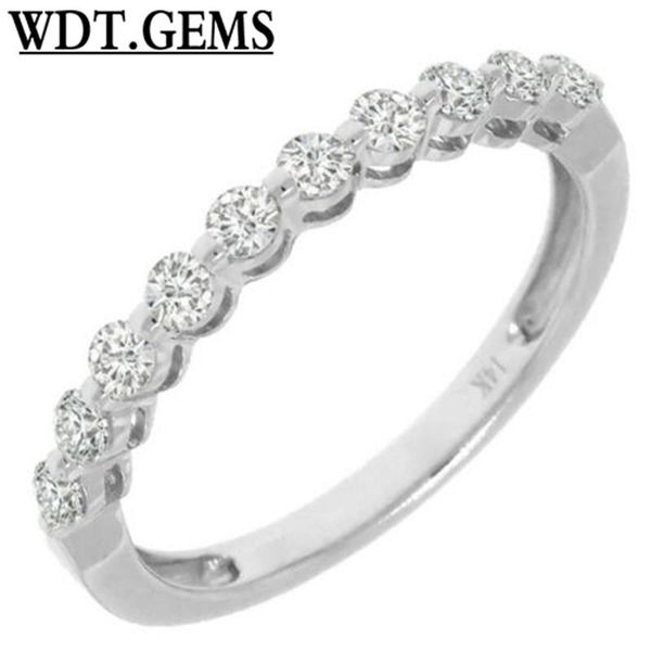 cluster rings 0.47 ct 10k white gold natural round cut diamond band ring wedding 2.4mm, Golden;silver
cluster rings 0.47 ct 10k white gold natural round cut diamond band ring wedding 2.4mm, Golden;silver