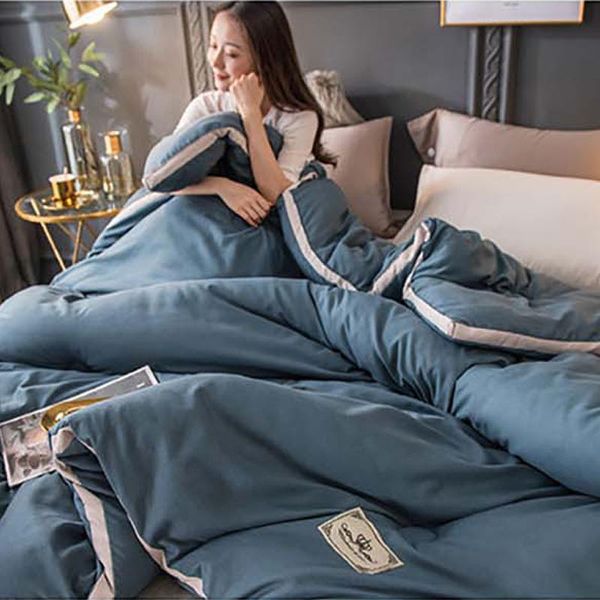 comforters & sets solid color spring autumn cotton quilt size 150x200cm/200x230cm thicken winter duvet for adults air-conditioned comforter
comforters & sets solid color spring autumn cotton quilt size 150x200cm/200x230cm thicken winter duvet for adults air-conditioned comforter