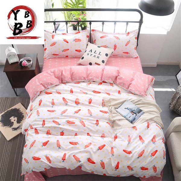 bedding sets home textile 4pcs twin full king size carrot white duvet cover pillowcases pink flat sheet bedclothes
bedding sets home textile 4pcs twin full king size carrot white duvet cover pillowcases pink flat sheet bedclothes