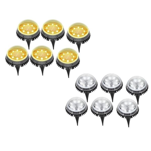wall lamp 6 packs solar ground lights,8 led lights outdoor disk for pathway patio garden lawn
wall lamp 6 packs solar ground lights,8 led lights outdoor disk for pathway patio garden lawn