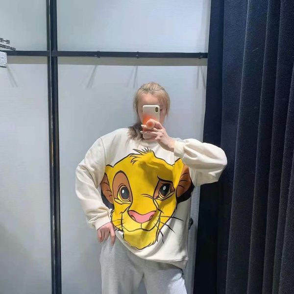 women's hoodies & sweatshirts 2021 loose casual style printed spring terry long sleeve woman sweater, Black
women's hoodies & sweatshirts 2021 loose casual style printed spring terry long sleeve woman sweater, Black