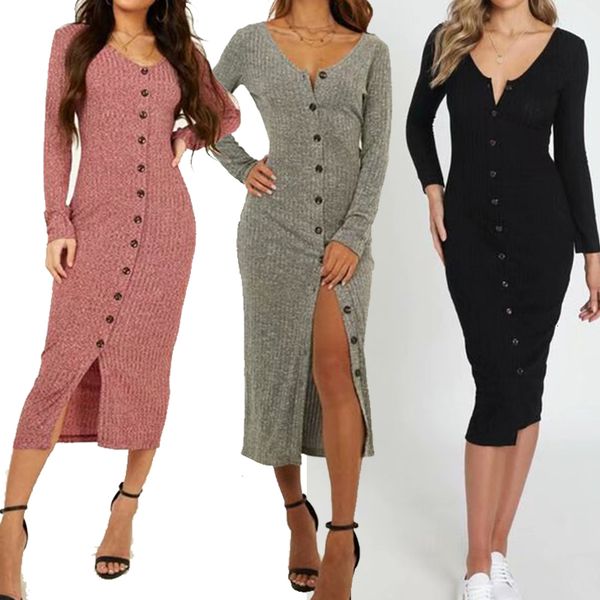 casual dresses women spring and autumn 3 color dress o-neck elasticity long sleeve knitting slim waist lq63, Black;gray
casual dresses women spring and autumn 3 color dress o-neck elasticity long sleeve knitting slim waist lq63, Black;gray