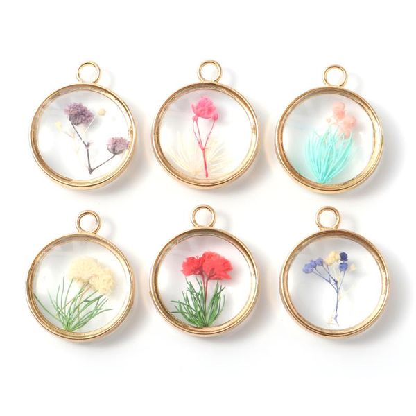 charms glass pendants round multicolor dried flower diy making necklace women jewelry findings gifts 3.4cm x 2.8cm,2pcs, Bronze;silver
charms glass pendants round multicolor dried flower diy making necklace women jewelry findings gifts 3.4cm x 2.8cm,2pcs, Bronze;silver