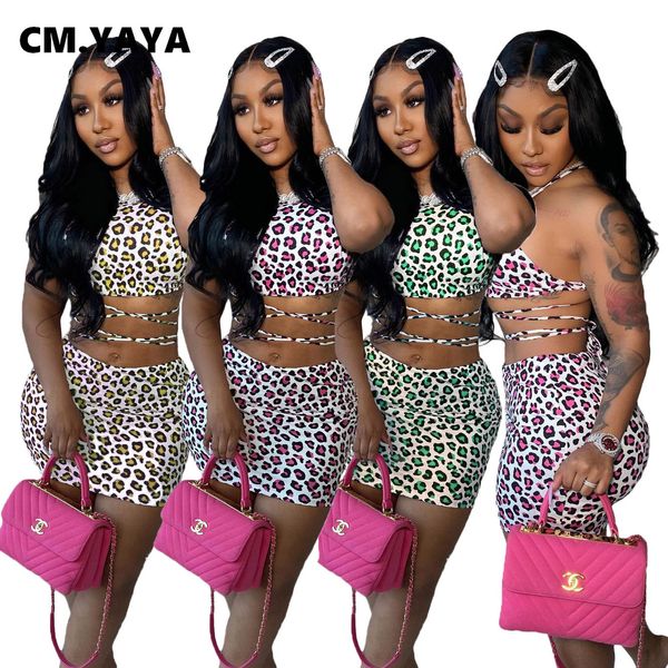 women skirts set leopard print sleeveless bandage crop sheath elastic mini skirts 2 piece sets club summerby air, White
women skirts set leopard print sleeveless bandage crop sheath elastic mini skirts 2 piece sets club summerby air, White