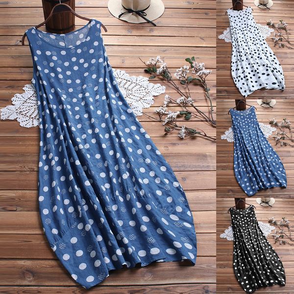 women's summer pleated waist sleevels bohemian print off shoulder polka dot s, Black;gray
women's summer pleated waist sleevels bohemian print off shoulder polka dot s, Black;gray