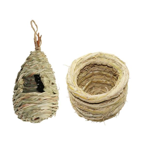 hanging straw bird breeding nest pigeon parrots hatching durable roosting decoration birdhouse small animal's cage cages
hanging straw bird breeding nest pigeon parrots hatching durable roosting decoration birdhouse small animal's cage cages