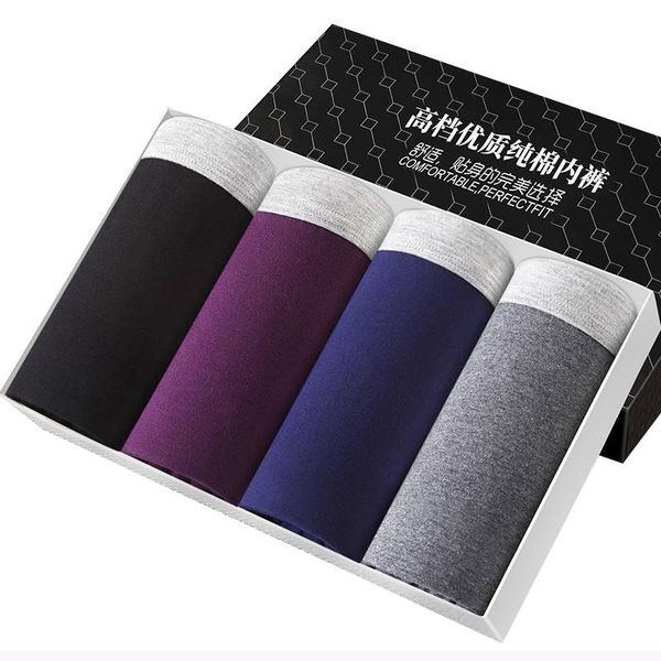 4pcs/lot mens cotton boxer underpants man high-quality solid shorts panties homme breathable underwear, Black;white
4pcs/lot mens cotton boxer underpants man high-quality solid shorts panties homme breathable underwear, Black;white