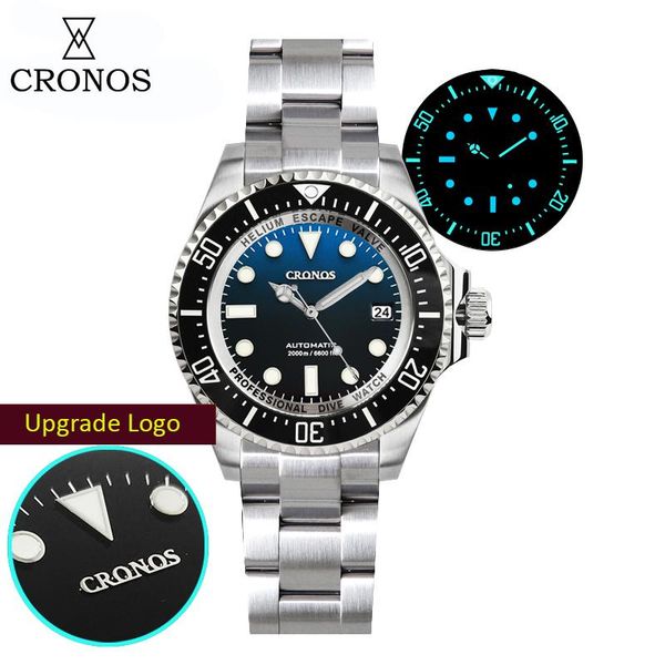 wristwatches cronos l6009 upgraded automatic mechanical watch stainless 1000 meters water resistance professional diver watches for men, Slivery;brown
wristwatches cronos l6009 upgraded automatic mechanical watch stainless 1000 meters water resistance professional diver watches for men, Slivery;brown