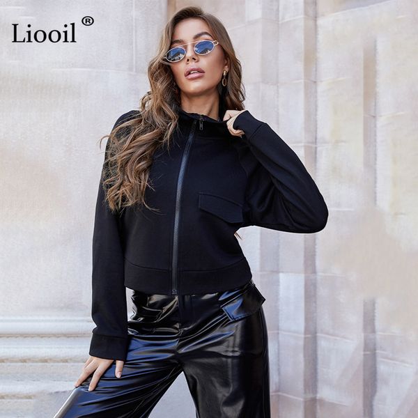 jacket casual short coat and jacket women zip up long sleeve turn-down collar women's autumn winter clothing black cropped coats uyca, Black;brown
jacket casual short coat and jacket women zip up long sleeve turn-down collar women's autumn winter clothing black cropped coats uyca, Black;brown