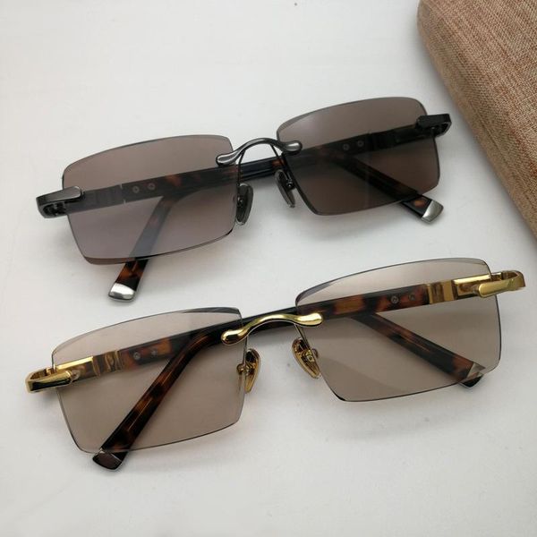 vazrobe glass sunglasses male rimless sun glasses for men brown lens anti scratch uv400 natural crystal, White;black
vazrobe glass sunglasses male rimless sun glasses for men brown lens anti scratch uv400 natural crystal, White;black