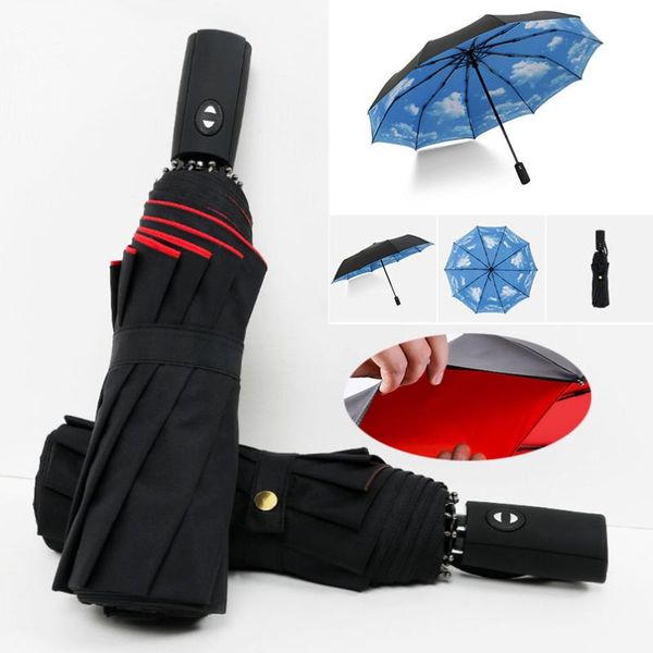 umbrellas full automatic oversize reinforced umbrella three folding male female parasol rain women windproof business
umbrellas full automatic oversize reinforced umbrella three folding male female parasol rain women windproof business
