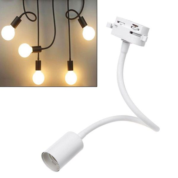 track lights e27 light head holder hose neck lamp bracket ceiling/track mounted clothing store adjusted rail
track lights e27 light head holder hose neck lamp bracket ceiling/track mounted clothing store adjusted rail