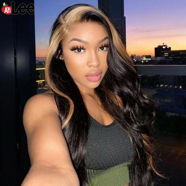 ali lee ombre human hair wig for black women 13x6 lace frontal pre plucked colored malaysian body wave transparent wigs, Black;brown
ali lee ombre human hair wig for black women 13x6 lace frontal pre plucked colored malaysian body wave transparent wigs, Black;brown