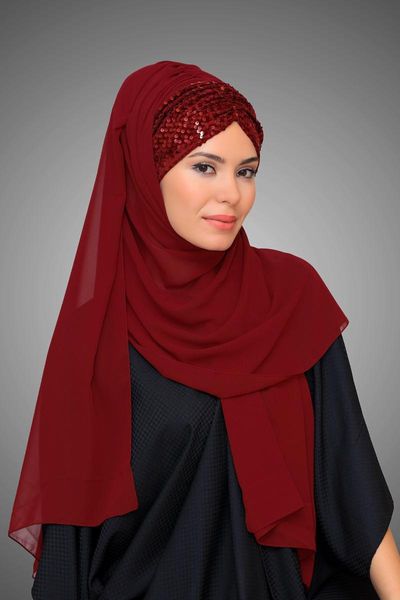 velvet sequin bathing cap shawl ready bandana muslim lady scarf islamic women's hood hijab wedding bridal ethnic clothing, Red
velvet sequin bathing cap shawl ready bandana muslim lady scarf islamic women's hood hijab wedding bridal ethnic clothing, Red