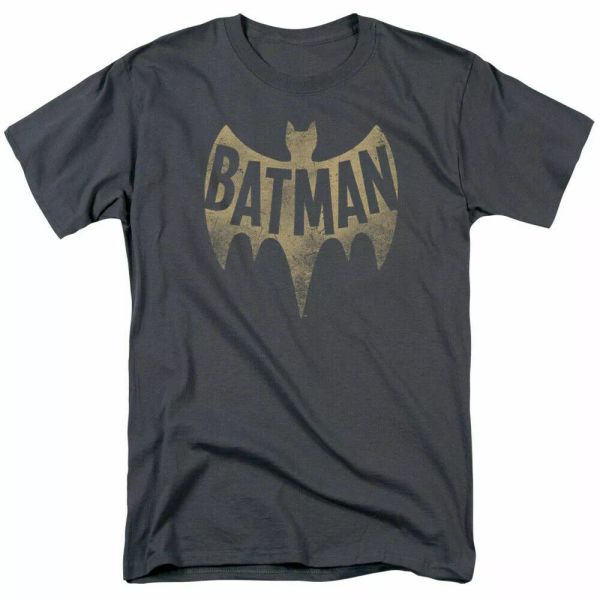 classic batman vintage logo t shirt mens licensed classic tv merch charcoal, White;black
classic batman vintage logo t shirt mens licensed classic tv merch charcoal, White;black