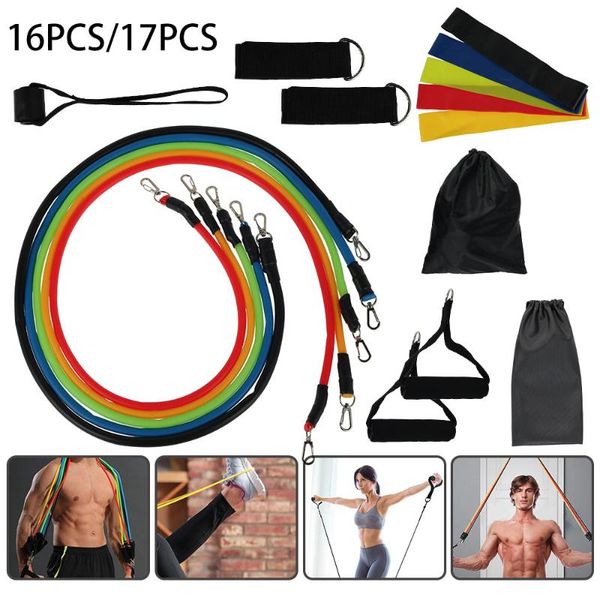 17pcs resistance bands pull rope sport set expander yoga exercise fitness rubber tubes band stretch training home gym elastic
17pcs resistance bands pull rope sport set expander yoga exercise fitness rubber tubes band stretch training home gym elastic