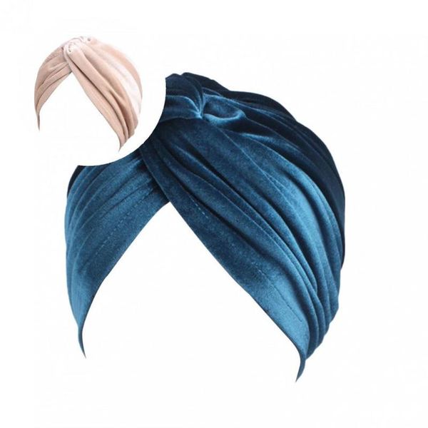berets comfy headgear stretchy no brim turban hat for spring autumn winter, Blue;gray
berets comfy headgear stretchy no brim turban hat for spring autumn winter, Blue;gray