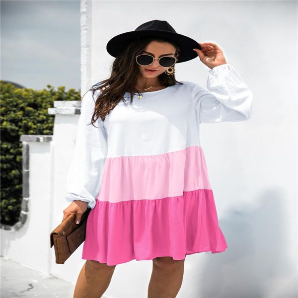 casual dresses autumn dress women robe femme spring a-line hollow out o-neck long sleeve color matching for woman vestido, Black;gray
casual dresses autumn dress women robe femme spring a-line hollow out o-neck long sleeve color matching for woman vestido, Black;gray