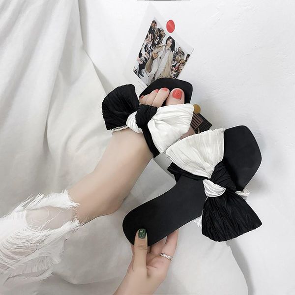 slippers shoes summer lovely women female flip flops beach sandals flat slipper cute bowtie slides outdoor mujer, Black
slippers shoes summer lovely women female flip flops beach sandals flat slipper cute bowtie slides outdoor mujer, Black