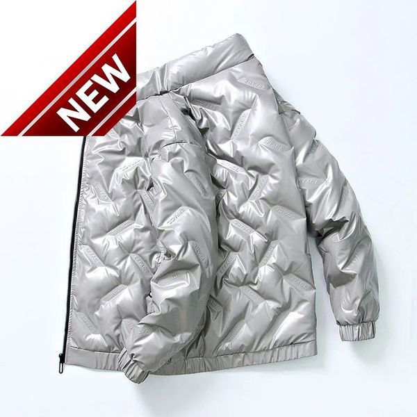 fad autumn and winter new men's stand-up collar casual down jacket thickened warm short, Black
fad autumn and winter new men's stand-up collar casual down jacket thickened warm short, Black
