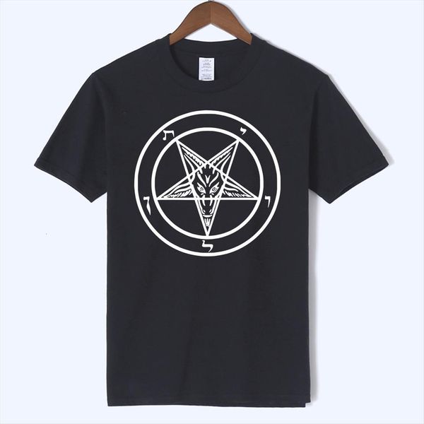 pentagram gothic occult satan mens fashion short sleeve round collar man cool street tees, White;black
pentagram gothic occult satan mens fashion short sleeve round collar man cool street tees, White;black
