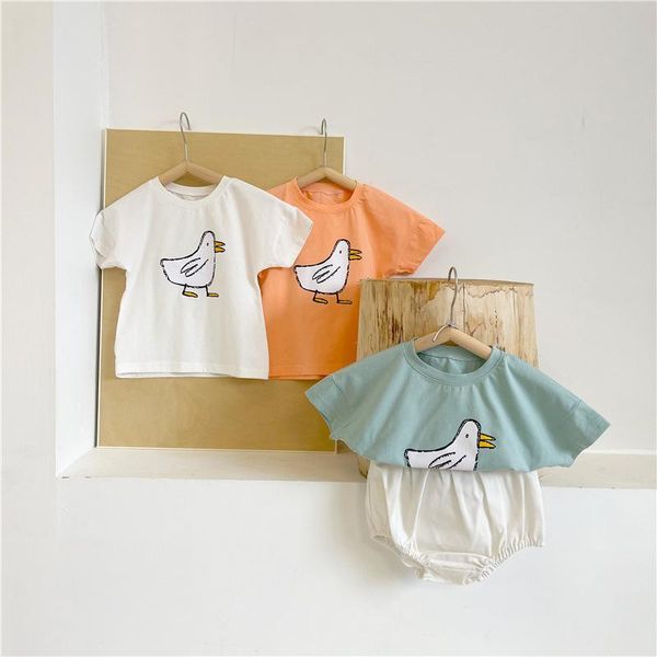 clothing sets summer toddler baby casual clothes set boy girl fashion cute cartoon printed short sleeve t-shirt + solid pp pant 2pcs, White
clothing sets summer toddler baby casual clothes set boy girl fashion cute cartoon printed short sleeve t-shirt + solid pp pant 2pcs, White