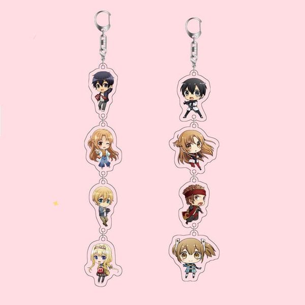 keychains sword art online long acrylic figure anime chinese women key ring keychain for car bag child gift drop, Silver
keychains sword art online long acrylic figure anime chinese women key ring keychain for car bag child gift drop, Silver