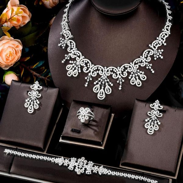earrings & necklace godki super luxury bicolor crown design women wedding naija bridal cubic zirconia dubai dress jewelry set, Silver
earrings & necklace godki super luxury bicolor crown design women wedding naija bridal cubic zirconia dubai dress jewelry set, Silver
