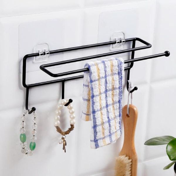 towel racks kitchen black rack wrought iron hook rag storage perforated row bathroom white simple fashion wall hanging 
towel racks kitchen black rack wrought iron hook rag storage perforated row bathroom white simple fashion wall hanging