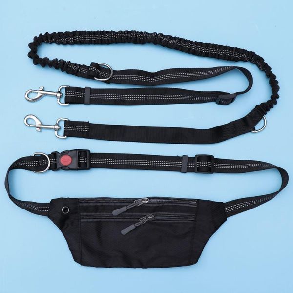waist support hands dog leash with pack absorbing bungee kit for walking running training jogging (black, random zipper), Black;gray
waist support hands dog leash with pack absorbing bungee kit for walking running training jogging (black, random zipper), Black;gray