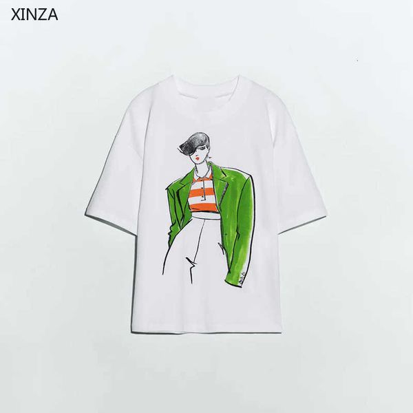 women's t-shirt summer cute animal print shirt women vintage short sleeve o neck cartoon pattern shirts woman chic girl cropped o, White
women's t-shirt summer cute animal print shirt women vintage short sleeve o neck cartoon pattern shirts woman chic girl cropped o, White