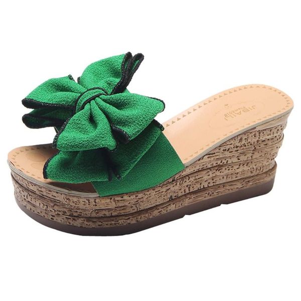slippers sagace women fashion summer beach thick-bottomed high-heeled wedge platform butterfly-knot outdoor solid color shoes, Black
slippers sagace women fashion summer beach thick-bottomed high-heeled wedge platform butterfly-knot outdoor solid color shoes, Black