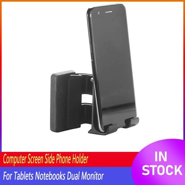 portable computer screen side phone holder lapmount bracket stand for tablets notebooks dual monitor tablet pc stands
portable computer screen side phone holder lapmount bracket stand for tablets notebooks dual monitor tablet pc stands
