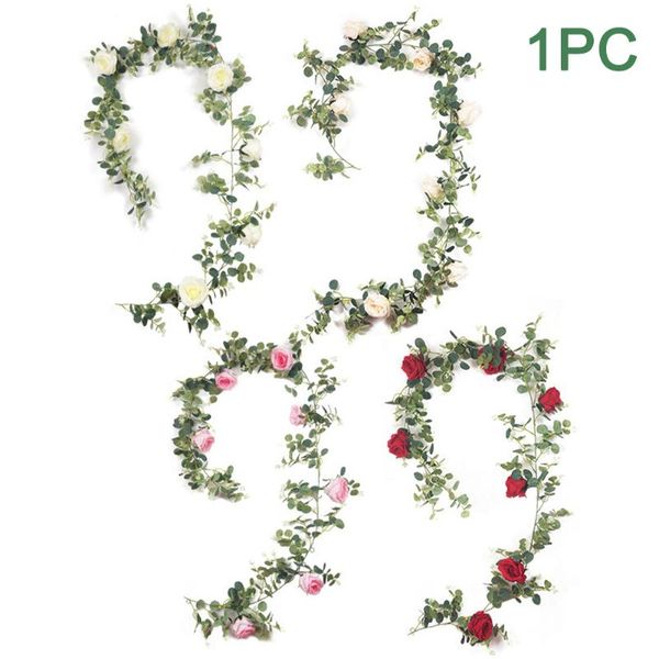 decorative flowers & wreaths 6.4ft artificial eucalyptus garland art 7 heads craft with roses hanging props vine party wedding backdrop gard
decorative flowers & wreaths 6.4ft artificial eucalyptus garland art 7 heads craft with roses hanging props vine party wedding backdrop gard