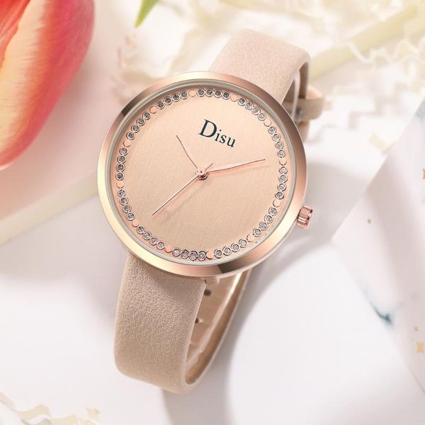 wristwatches women's minimalist quartz leather band strap watch ladies simple analog wrist bracelet set clock #w, Slivery;brown
wristwatches women's minimalist quartz leather band strap watch ladies simple analog wrist bracelet set clock #w, Slivery;brown