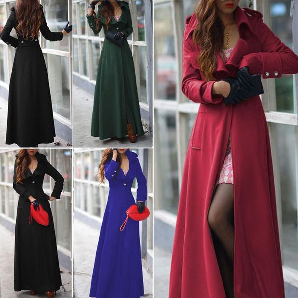 women's wool & blends womens winter lapel slim ankle length umbrella shape coat deep v neck windproof trench solid color temperament ja, Black
women's wool & blends womens winter lapel slim ankle length umbrella shape coat deep v neck windproof trench solid color temperament ja, Black
