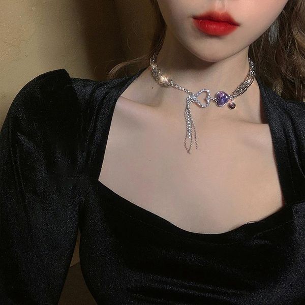 chains south korea design feeling simple fashion love diamond zircon web celebrity literary personality collarbone chain necklace, Silver
chains south korea design feeling simple fashion love diamond zircon web celebrity literary personality collarbone chain necklace, Silver