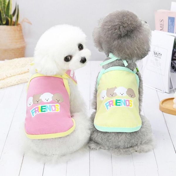 comfortable cotton letter animals printed pet dog vest clothes with bibs for spring/summer apparel
comfortable cotton letter animals printed pet dog vest clothes with bibs for spring/summer apparel