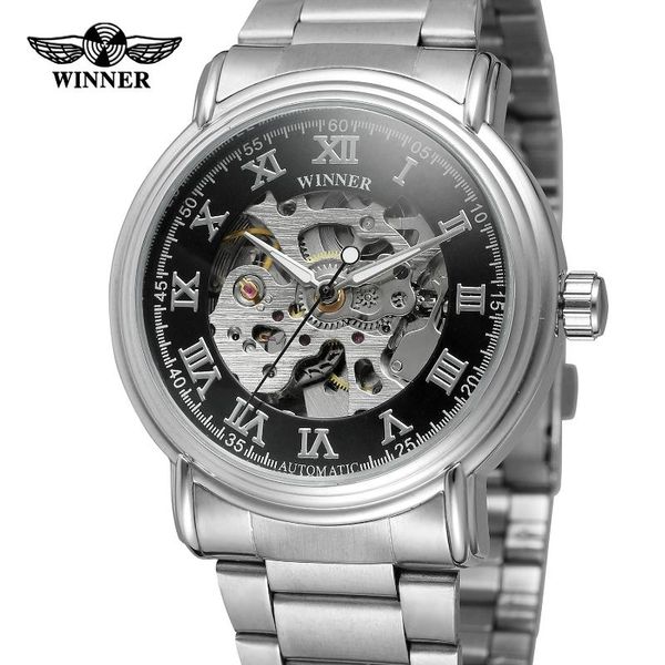 fashion brand winner business clock men factory shop quality gold automatic watches full luxury silver stainless steel wristwatches, Slivery;brown
fashion brand winner business clock men factory shop quality gold automatic watches full luxury silver stainless steel wristwatches, Slivery;brown