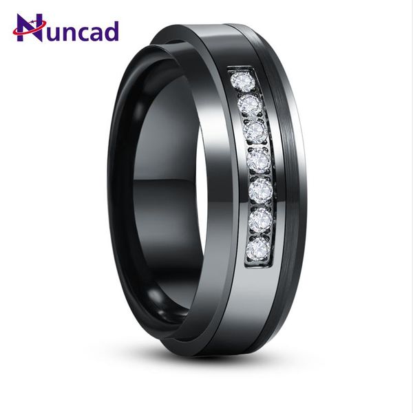 wedding rings 8mm inlaid zircon lassa middle polished black tungsten carbide ring men's fashion jewelry gift, Slivery;golden
wedding rings 8mm inlaid zircon lassa middle polished black tungsten carbide ring men's fashion jewelry gift, Slivery;golden