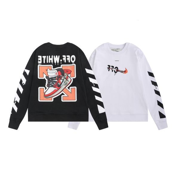 chao brand off-white2021 autumn winter new aj co branded sneakers arrow print round neck men's and women's sweater, Black
chao brand off-white2021 autumn winter new aj co branded sneakers arrow print round neck men's and women's sweater, Black