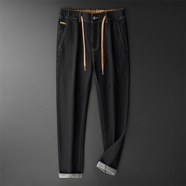 tfetters autumn winter fashion jeans men thick soft cotton elastic waist loose jeans zipper drawstring design boyfriend jeans 211011, Blue
tfetters autumn winter fashion jeans men thick soft cotton elastic waist loose jeans zipper drawstring design boyfriend jeans 211011, Blue