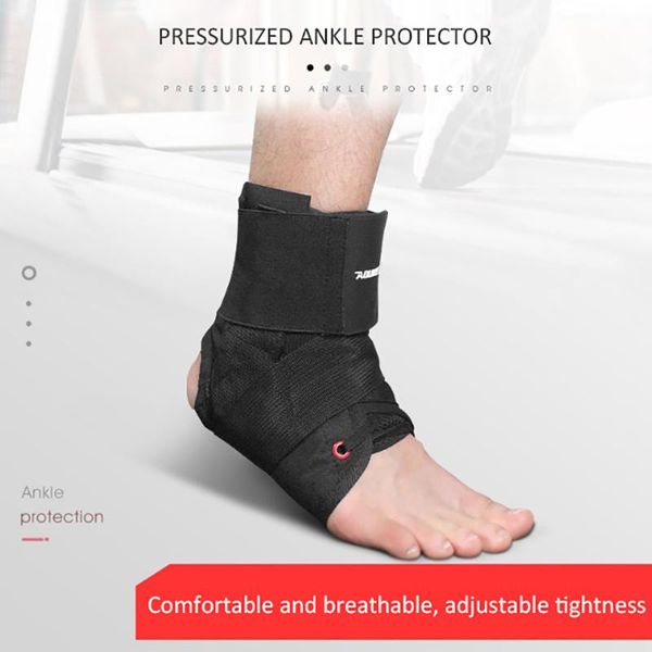 1pc ankle support high breathable elastic compression wrap bandage brace sports basketball safety protection, Blue;black
1pc ankle support high breathable elastic compression wrap bandage brace sports basketball safety protection, Blue;black