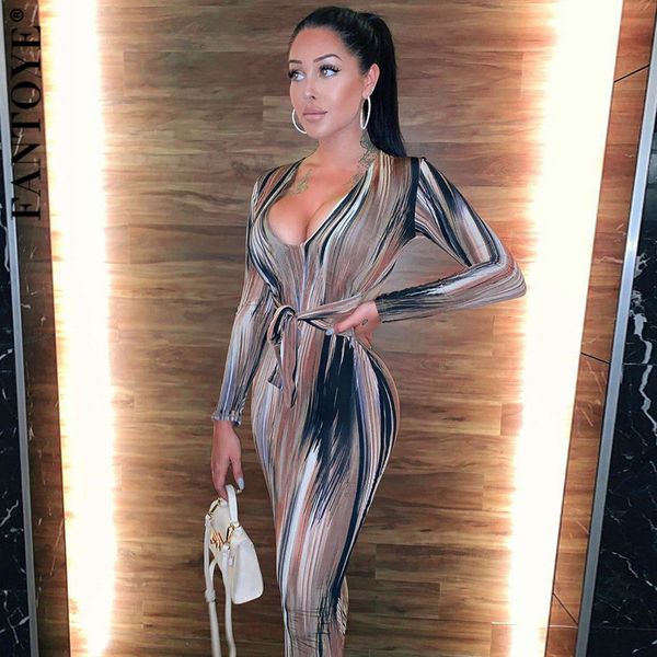 casual dresses deep v-neck printed long maxi dress women elegant sleeve belt skinny female winter outfits vestidos 6nid, Black;gray
casual dresses deep v-neck printed long maxi dress women elegant sleeve belt skinny female winter outfits vestidos 6nid, Black;gray