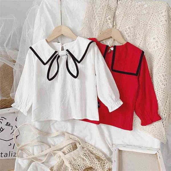 gooporson fall little girls long sleeve shirt korean cute bow tie blouse white shirts autumn toddler children costume 210715, White;black
gooporson fall little girls long sleeve shirt korean cute bow tie blouse white shirts autumn toddler children costume 210715, White;black